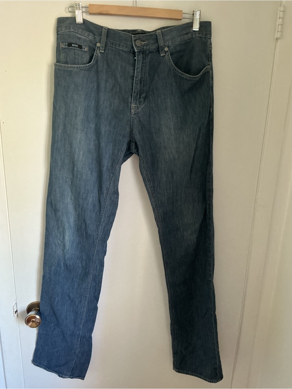 Hugo Boss Men's Blue Denim Jeans